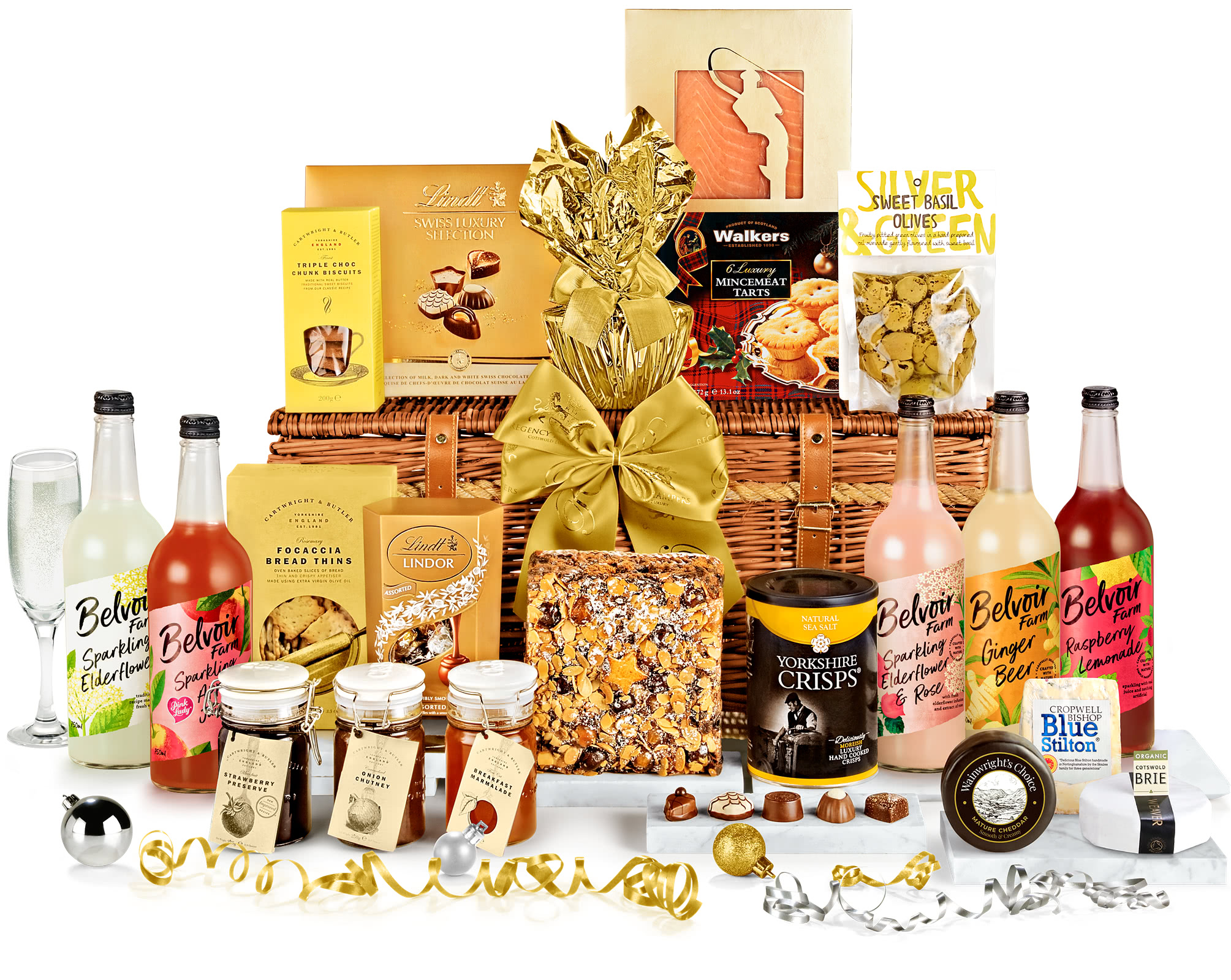 Yuletide Splendour Hamper With Alcohol Free Pressés Regency Hampers